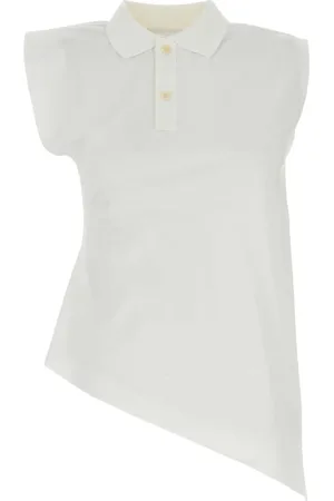 SACAI Polo in cotone con ricamo logo