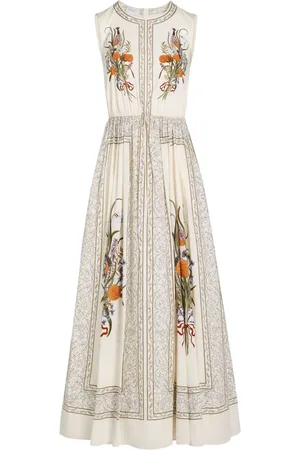 Giambattista Valli Abito con stampa Marigold Bouquets
