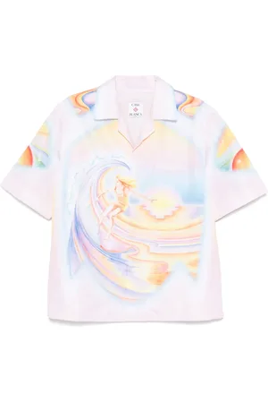 Casablanca Camicia con stampa Psychedelic Nirvana