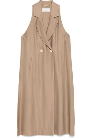 PESERICO SIGN Gilet con revers a lancia