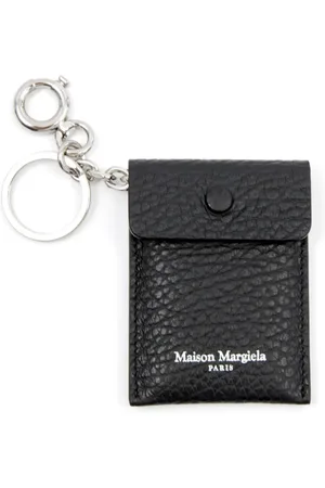 Maison Margiela Portacarte in pelle con portachiavi