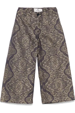 Etro Pantaloni con fantasia jacquard