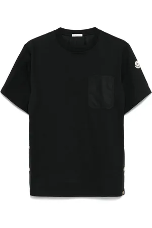 Moncler T-shirt in cotone con taschino