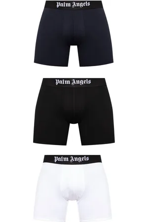 Palm Angels Set 3 boxer con banda logo