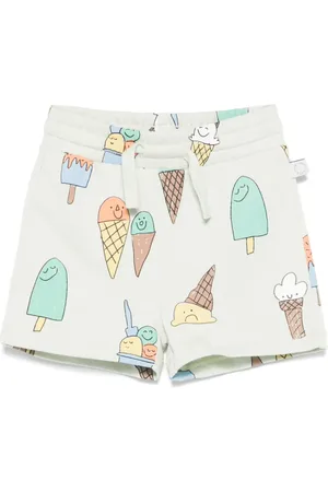 Stella McCartney Shorts sportivi con stampa