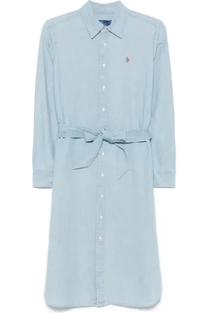 Ralph Lauren Abito corto con ricamo Polo Pony
