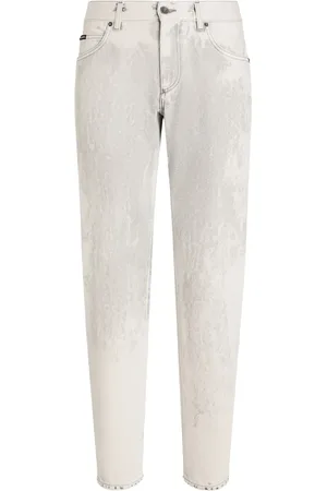 Dolce & Gabbana Jeans con effetto schiarito