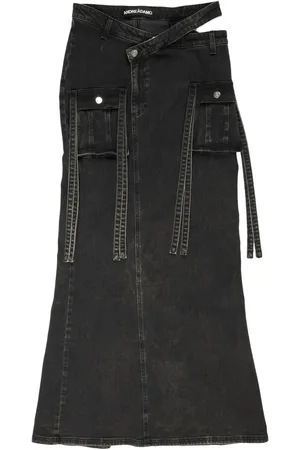 andre damo Gonna denim in cotone elasticizzato