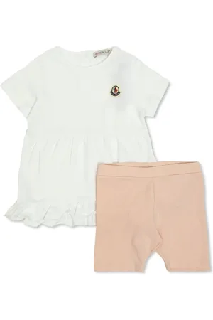 Moncler Set con shorts con applicazione