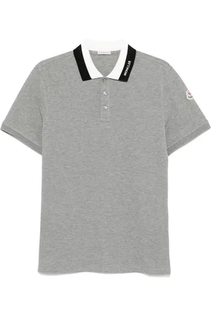 Moncler Polo in piqué con ricamo