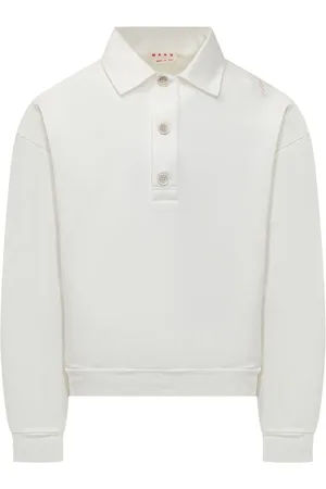 Marni Polo in cotone con ricamo logo