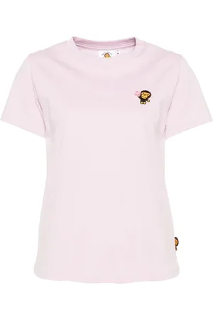 A Bathing Ape T-shirt con logo ricamato