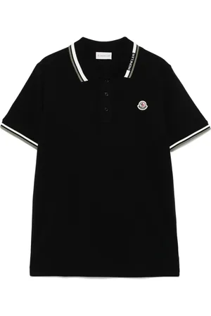 Moncler Polo in piqué di cotone