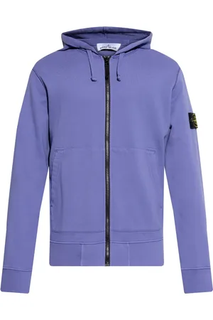 Stone Island Felpa con cappuccio e applicazione Compass