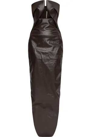 Rick Owens Abito midi con dettaglio cut-out
