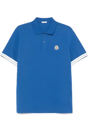 Moncler Polo in piqué con logo