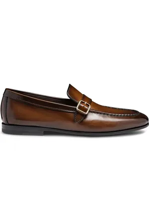 santoni Mocassini in pelle con fibbia