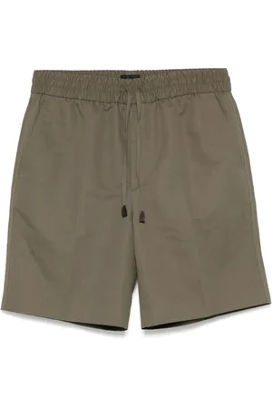 BRIONI Shorts con effetto fiammato