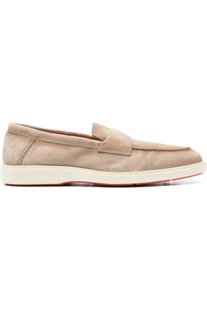 santoni Mocassini in pelle scamosciata