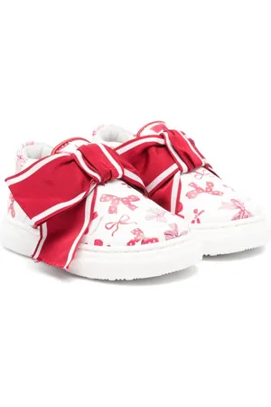 MONNALISA Sneakers con fiocco oversize