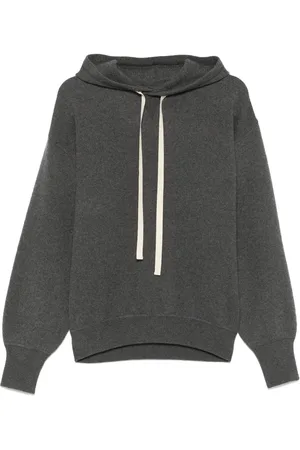 Jil Sander Felpa in cashmere con cappuccio