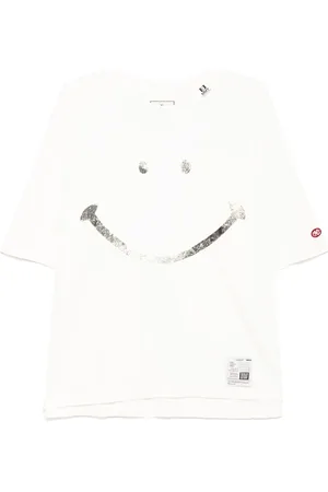 Maison Mihara Yasuhiro T-shirt Smily Face con stampa
