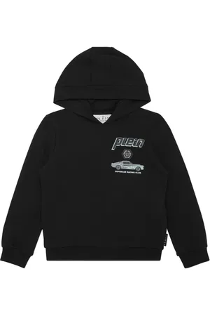 Philipp Plein Felpa Cars Racing con cappuccio