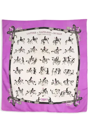 Hermès Sciarpa Lettre de Napoleon a Murat by Hugo Grygkar 1946