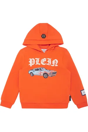 Philipp Plein Felpa Cars Racing con cappuccio