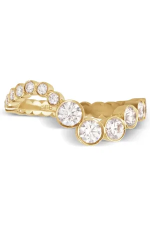 SOPHIE BILLE BRAHE Anello Ensemble Ocean in giallo 18 carati riciclato con diamanti
