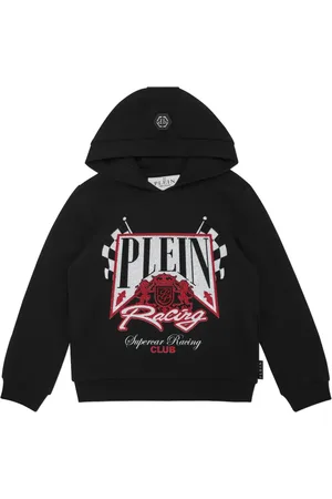 Philipp Plein Felpa Racing Club con cappuccio
