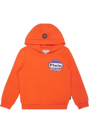 Philipp Plein Felpa Strass Cars Racing con cappuccio