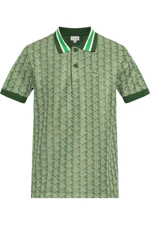 Lacoste Polo con effetto jacquard