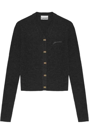 Ganni Cardigan con ricamo