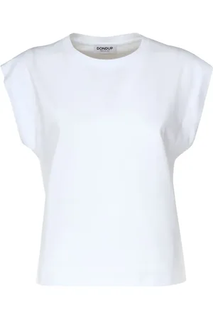 Dondup T-shirt con placca logo