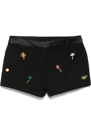 Casablanca Short sartoriali con ricamo