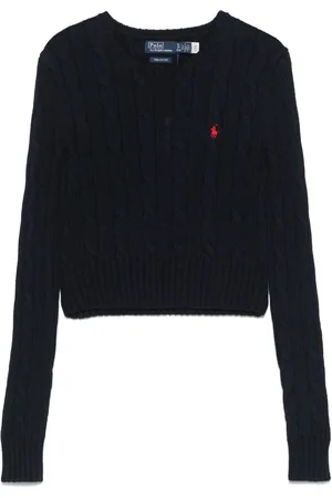 Ralph Lauren Maglione con lavorazione intrecciata