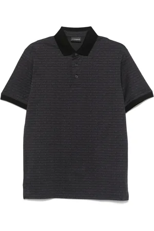 Emporio Armani Polo con effetto jacquard