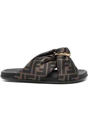Fendi Sandali slides Raso