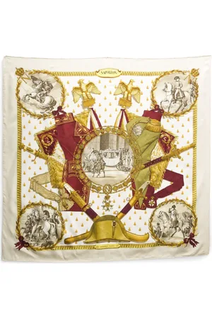 Hermès Sciarpa Napoleon by Philippe Ledoux anni 