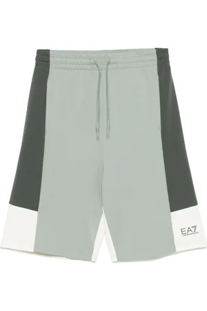 EA7 Bermuda con design color-block