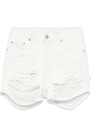Maison Margiela Shorts denim con effetto vissuto