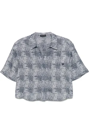 Emporio Armani Camicia con motivo jacquard