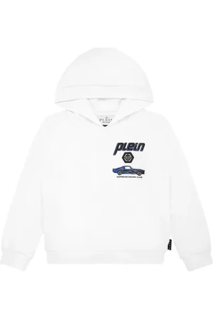 Philipp Plein Felpa Cars Racing con cappuccio