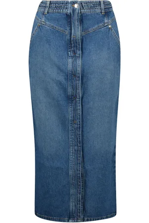 IRO Gonna midi denim