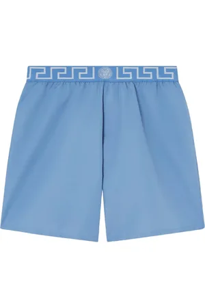 VERSACE Costume da bagno con bordo Greca
