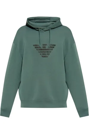 Emporio Armani Felpa con cappuccio e logo