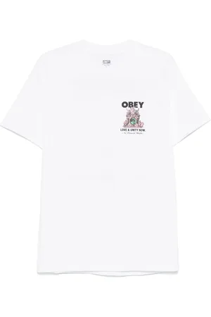 Obey T-shirt con stampa Love & Unity Now