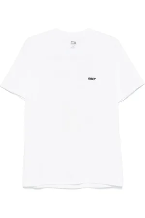 Obey T-shirt Icon Stencil Flame
