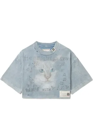 Maison Mihara Yasuhiro T-shirt in cotone con stampa